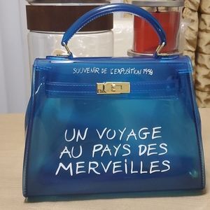 Transparent PVC jelly handbag